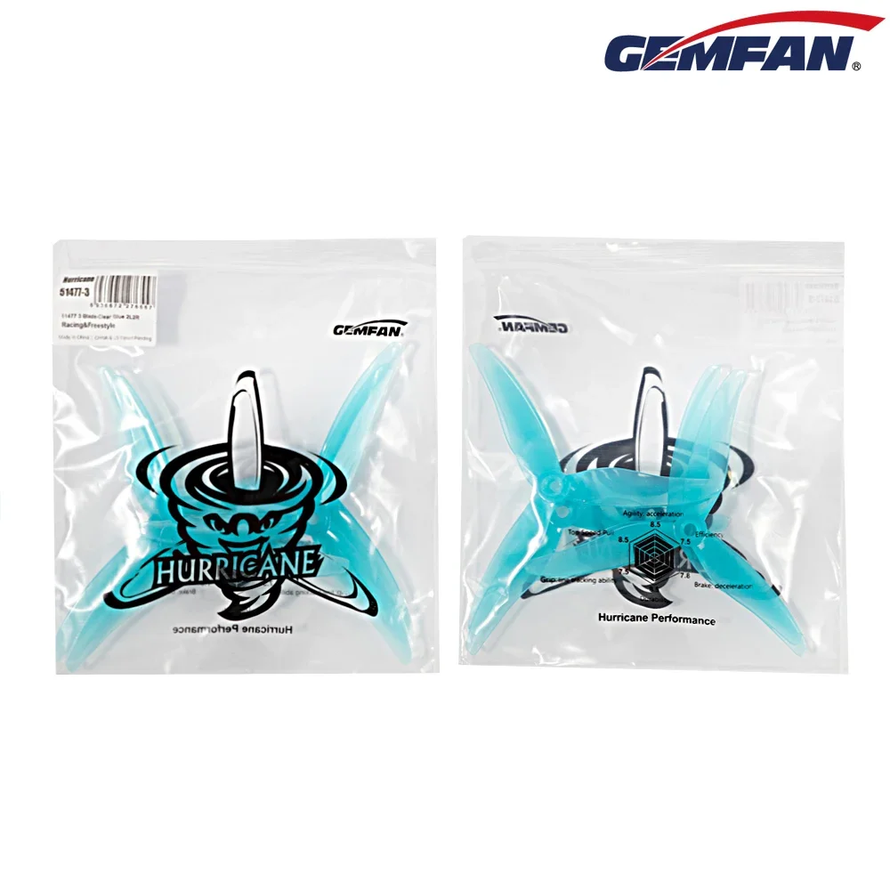 Rc Helicopter Blade - 10 pares (10cw + 10ccw) gemfan