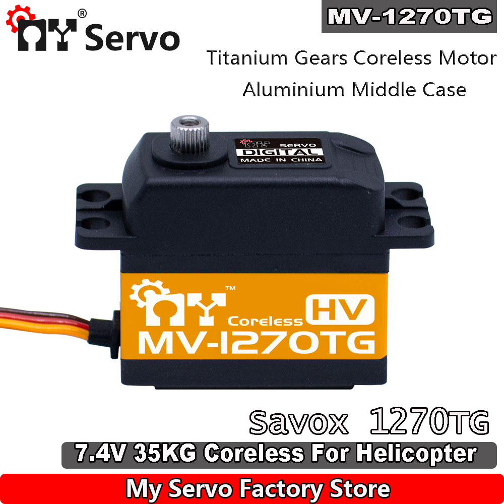 Rc Helicopter Servo - MV-1270TG Servo Padrão Digital para Peças
