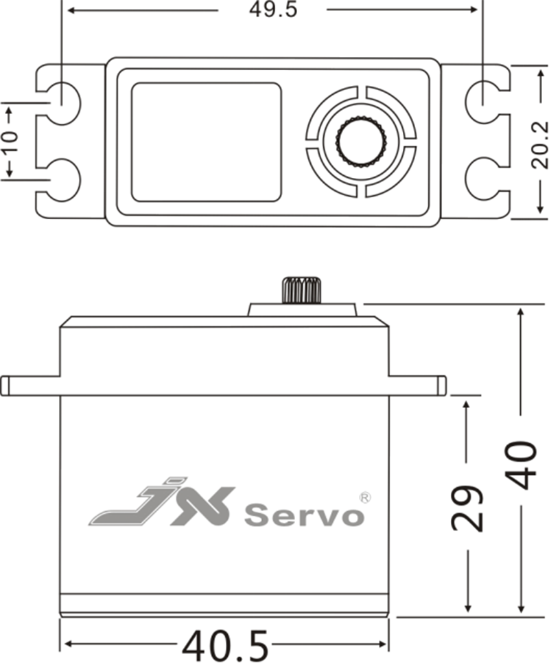 Jx servo CLS-6322HV 22kg alto  - Rc Helicopter Servo avaliação e preço