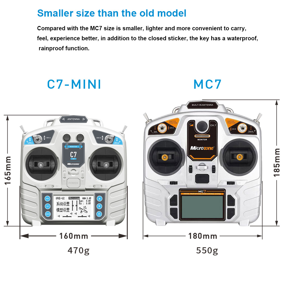 MicroZone MC7 Controlador C7 M - Rc Helicopter Battery avaliação e preço