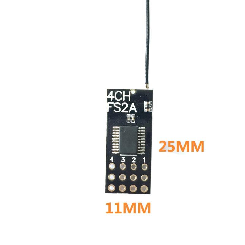 Receptor Mini Flysky FS2A 4CH  - Rc Helicopter Battery avaliação e preço