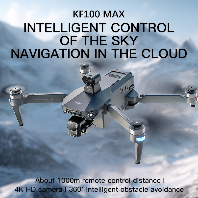 Kf100 max gps drone 4k câmera  - Rc Helicopter Charger avaliação e preço