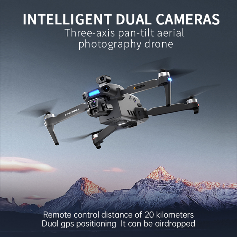 Novo Drone 8K com Câmera Dupla - Rc Helicopter Electric avaliação e preço