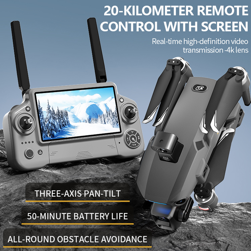 Novo Drone 8K com Câmera Dupla - Rc Helicopter Electric avaliação e preço