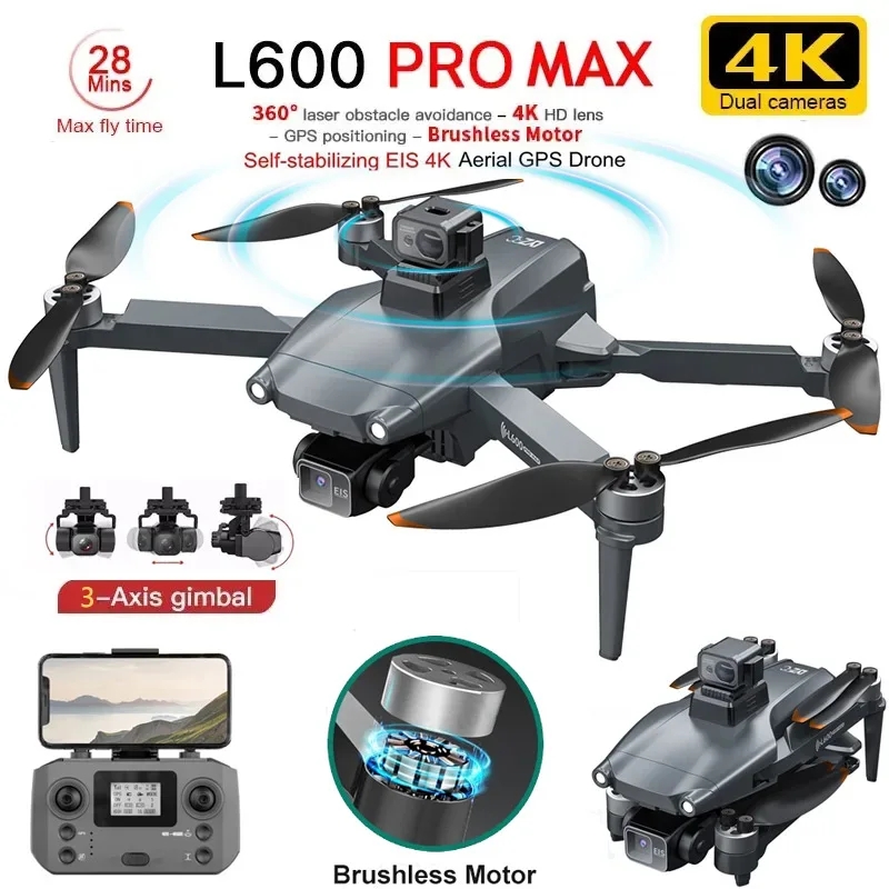 L600 pro max gps drone profiss - Rc Helicopter Electric avaliação e preço