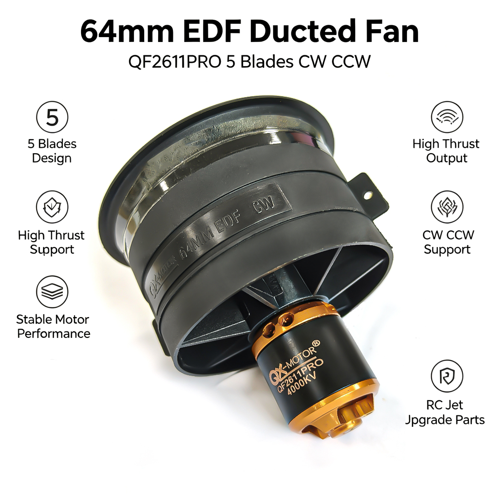    Ventilador Ductado EDF QX- - Rc Helicopter Blade avaliação e preço