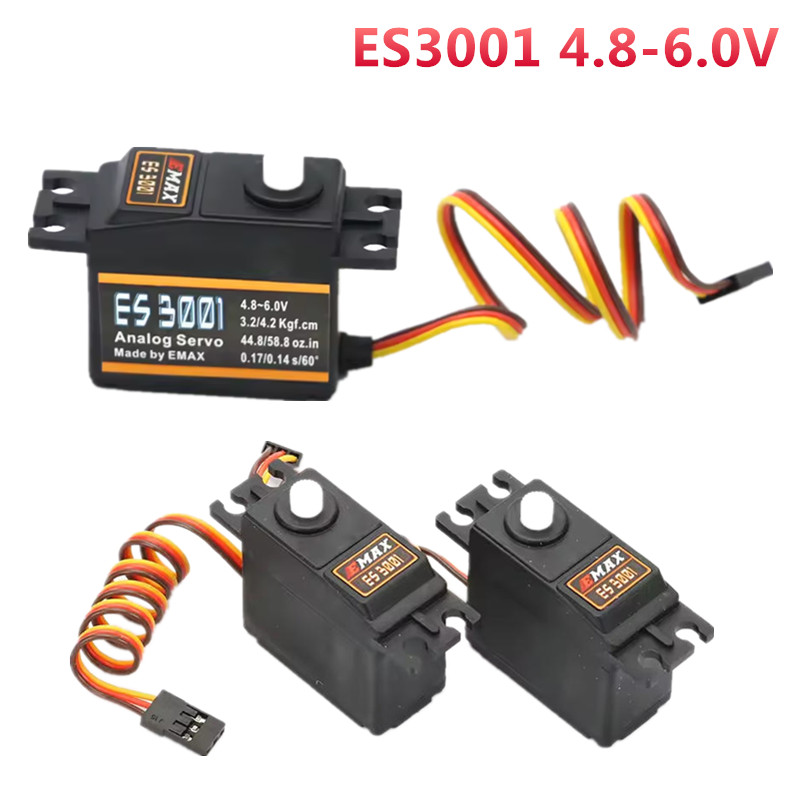 1/4PCS EMAX ES3001 4.8-6.0V 37 - Rc Helicopter Servo avaliação e preço